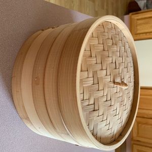 Bamboo rice steamer